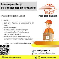 Tanpa ijazah cari di antara 17.600+ lowongan kerja terbaru di indonesia dan di luar negeri gaji yang layak pekerjaan penuh waktu, sementara dan paruh waktu cepat & gratis pemberi kerja terbaik kerja: Lowongan Kerja Lowongan Kerja Pt Pos Indonesia Persero Facebook