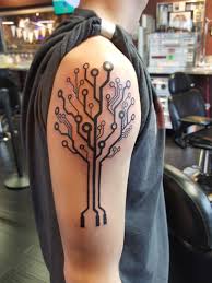 Please note that the usable design space for the tattoo design is roughly 0.25 smaller than the canvas itself. My First Circuit Board Tree By Ryan Mccurter Kaleidoscope Springfieldmo Tech Tattoo Computer Tattoo Kaleidoscope Tattoo