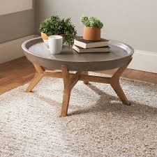 Our angled concrete coffee table combines industrial design with smooth, refined shapes to create a sleek, modern silhouette. Round Concrete Tray Coffee Table Concrete Coffee Table Round Wood Coffee Table Coffee Table Inspiration