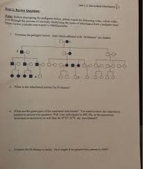 Use complete sentences and facts from the lab to support your answers. Solved Lab 1 2 Sex Linked Inheritance3 Part 2 Review Qu Chegg Com