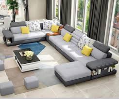 Modern Luxury U Type Fabric Sofa Sofa Set Designs Living Room Sofa Design Living Room Sofa