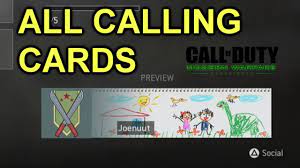 Some of these are secret calling cards that r. All Calling Cards Modern Warfare Remastered Youtube