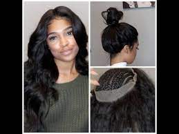 360 Lace Frontal Install No Glue Tape Or Gel Youtube Tape In Hair Extensions Hair Hacks Stylish Hair