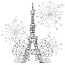 Cette cérémonie est suivie de sardanes, danses traditionnelles catalanes, et de feux d'artifice. Coloriage A Imprimer Feux D Artifice A La Tour Eiffel
