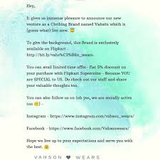 Get the best designer pieces delivered to your door. Vahson Wears Announcement Hey It Facebook