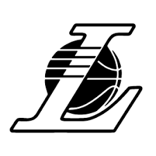 We can more easily find the images and logos you are looking for into an. Nba Los Angeles Lakers Logo 02 Stencil Free Stencil Gallery