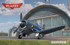 Meet Skipper A Navy Corsair With Aerial Expertise That May Be The Key To Helping Dusty Fly Faster And Planes Movie Planes Characters Disney Planes Characters