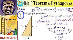 Maybe you would like to learn more about one of these? Teorema Pythagoras Matematika Kelas 8 Bse K13 Rev 2017 Luk 6 Esay No 1 Persamaan Segitiga Youtube