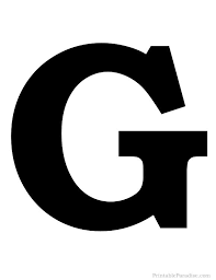 Have you ever wondered which disney characters' names begin with the letter o? Printable Solid Black Letter G Silhouette Letter G Alphabet Letters To Print Lettering Alphabet