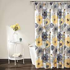 Amazon Com Lush Decor Leah Shower Curtain Bathroom Flower Floral Large Blooms Fabric Print Design 72 X 72 Yellow Gray Home Kitchen Choose from a number of great designs or create your own! lush decor leah shower curtain bathroom flower floral large blooms fabric print design 72 x 72 yellow gray