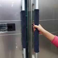 Add a cozy touch to your kitchen with these kitchen appliance handle covers with apple design. Womaco Refrigerator Door Handle Covers Fridge Handle Cover Stretch Velvet Kitchen Appliance Handle Protector Fridge Handle Covers Door Handles Stretch Velvet