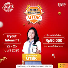 Ruangguru merupakan bimbingan belajar online di indonesia dengan solusi terlengkap hanya dalam satu aplikasi! Ruangguru Tryout Intensif 1 Pejuang Utbk Bersama Facebook