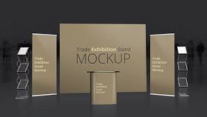Free Psd Trade Exhibition Stand Mockups Freecreatives Exhibition Stand Trade Exhibition Free Mockup