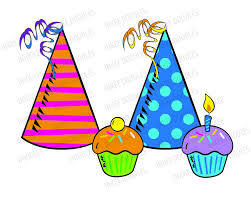 Birthday Cake And Balloons Clip Art Birthday Clip Art Candles Balloon Party Hat Happy Birthday Cake Cupcakes Presents Popcorn Diy Invitat Party Balloons Birthday Clips Diy Invitation Card