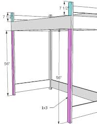 The napoleanic bunk bed plan. 20 Diy Loft Bed With Slide Ideas Diy Loft Bed Loft Bed Build A Loft Bed
