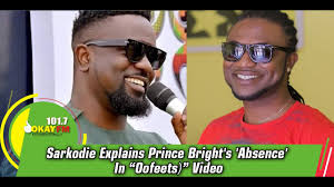 Sarkodie Explains Prince Bright's 'Absence' In “Oofeetsɔ” Video