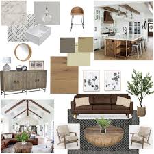 Look to wood grain, funky patterns, and touchable textures to capture the essence of this iconic style. Mid Century Modern Farmhouse Interior Design Mood Board By Jschaffner Style Sourcebook