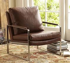 Clarke Leather Armchair Pottery Barn
