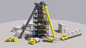 Mining Site Low Poly 3docean Item For Sale Low Poly Models Low Poly House 3d Model