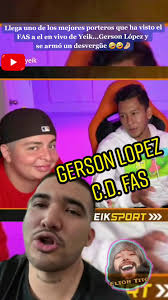 Gerson López se roba el show.. Para los del FAS #yeik #elpatosv #fas #cdfas  #cdfas❤💙🐯 #cdfas⚽️🏆🎉🐅 #parati #santaanasv #foryou #elsalvador #comedia  #eltontitosv #hinchadafasista #clubdeportivofas ...