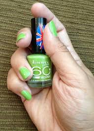 rimmel green eyed monster nail polish review beautiful world
