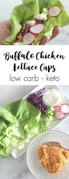 Buffalo Chicken Lettuce Cups Low Carb Delish