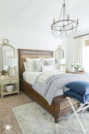 One Room Challenge Classic Blue And White Guest Bedroom Reveal Kelley Nan Home Decor Bedroom Guest Bedroom Decor White Guest Bedroom