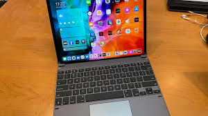 Hands On With The Ipad Pro S First Trackpad Keyboard Case Cnet Emojis are supported on ios, android, macos, windows, linux and chromeos.