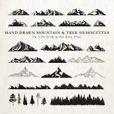 Free Free 297 Mountain Range With Trees Svg SVG PNG EPS DXF File