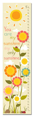 Image Of You Are My Sunshine Growth Chart Wish List You