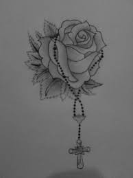 Rosary With Rose Tattoo Rosary Tattoo Rosary Bead Tattoo Rosary Tattoo Wrist