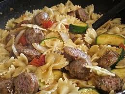 Bow Tie Pasta With Italian Sausage And Vegetables Women Living Well Italian Sausage Recipes Sweet Italian Sausage Recipes Sausage Pasta Recipes
