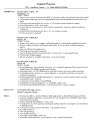 Registered Nurse Rn Resume Samples Velvet Jobs