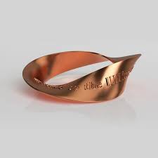 Eyeball under skin in colour. Mobius Strip 3d Model Llllline