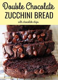 Chocolate Zucchini Bread A Rich Double Chocolate Zucchini Bread With Chocolate Chips Recipe Chocolate Zucchini Bread Chocolate Zucchini Chocolate Chip Recipes