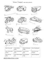 Transport Transportation Worksheet Kindergarten Worksheets Worksheets For Kids
