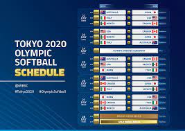 The 2021 tokyo olympic games will take place over the course of 19 days of competition in july and august. Wbsc Confirm Tokyo 2020 Softball Schedule With Hosts To Open Olympic Competition
