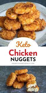 Keto Chicken Nuggets With Canned Chicken Recipe In 2021 Chicken Nugget Recipes Chicken And Cheese Recipes Recipes