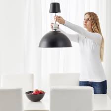 Skurup Hangeleuchte Schwarz 38 Cm Ikea Osterreich Black Pendant Lamp Pendant Lamp Lamp
