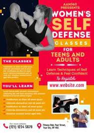 Customize 240 Karate Poster Templates Postermywall Self Defense Classes Self Defense Karate