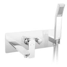 Avio 400 badewannen unterputzarmatur chrome. 2 Wege Unterputzarmatur Ventil Wand Wannenarmatur Mit Schlauch Und Handbrause Ebay