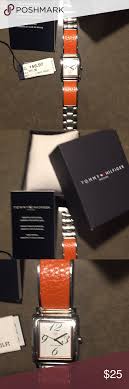 Tommy Hilfiger Watch Orange Leather Tommy Hilfiger Watch Orange Leather Comes With Box Pillow Opera Tommy Hilfiger Watches Orange Leather Tommy Hilfiger