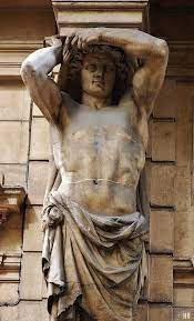 atlas telamon marseille france figurative sculpture sculpture art art periods