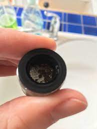 If you're trying to fill a kettle or soup pot, you'll be at the kitchen sink for a long time, waiting for it to fill at a rate of 0.5 gallons per minute. Weird Junk Accumulating In Kitchen Faucet Aerator Home Improvement Stack Exchange