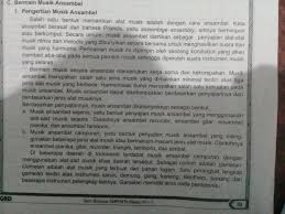 Contoh alat musik ansambel sejenis adalah ansambel recorder. Buatlah Tulisan Tentang Hasil Mempelajari Musik Ansambel Brainly Co Id