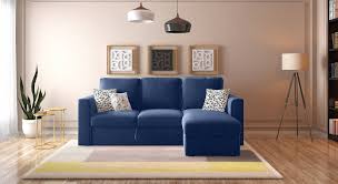 Poundex sectional set, blue grey. Kowloon Sectional Sofa Cum Bed With Storage Urban Ladder