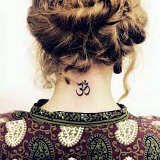 60 Spiritual Good Luck Tattoos With Meaning 2020 Updated Greenorc Back Of Neck Tattoo Neck Tattoos Women Om Tattoo Design