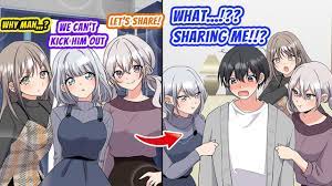 Manga】I Move Into A Share House And Find Out All The Residents Are Girls.  They Start Sharing Me. - YouTube