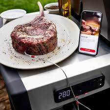 Place the steaks on the grill and cook until golden brown and slightly charred, 4 to 5 minutes. Weber S Latest Gas Grills Have Wi Fi Bluetooth And Digital Displays The Verge