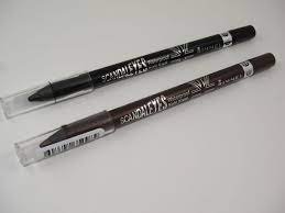 Rimmel Scandal Eyes Waterproof Kohl Eyeliner Review Swatches Musings Of A Muse Eyeliner Reviews Eyeliner Dupes Kohl Eyeliner